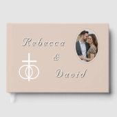 The Refined Catholic Wedding Guest Book Gastenboek (Voorkant)