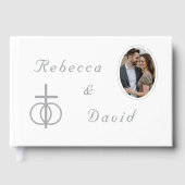 The Refined Catholic Wedding Guest Book Gastenboek (Voorkant)