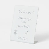 The Refined Catholic Wedding Reclamebord Met Voetstuk (Voorkant)