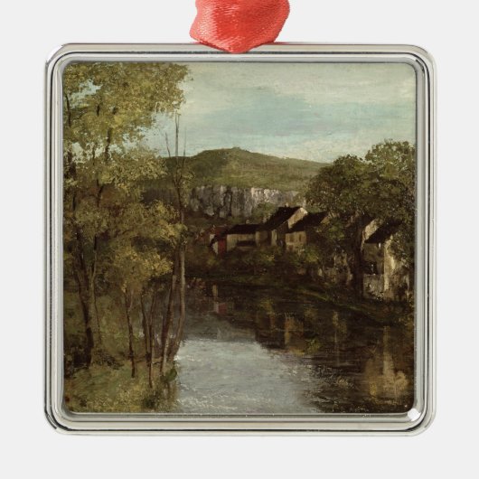 The Reflection of Ornans, c.1872 Metalen Ornament (Voorkant)