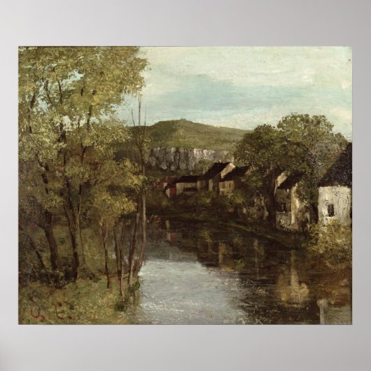 The Reflection of Ornans, c.1872 Poster (Voorkant)