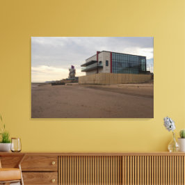 The Regent Cinema, Redcar Canvas Afdruk