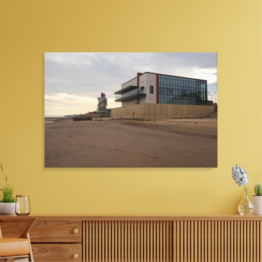 The Regent Cinema, Redcar Canvas Afdruk (Insitu (Woonkamer))