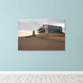 The Regent Cinema, Redcar Canvas Afdruk (Insitu (Houten vloer))