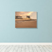 The Regent Cinema, Redcar Canvas Afdruk (Insitu (Houten vloer))