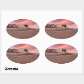 The Regent Cinema, Redcar Ovale Sticker (Vel)