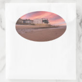 The Regent Cinema, Redcar Ovale Sticker (Tas)