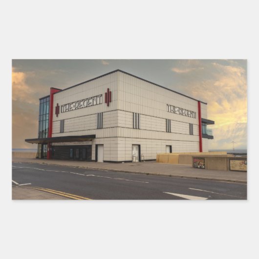The Regent Cinema, Redcar Rechthoekige Sticker (Voorkant)