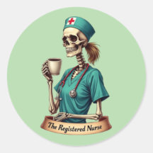 The Registered Nurse Skeleton – Coffee & Care