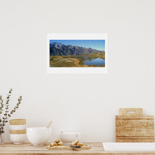 The Remarkables, Queenstown, New Zealand Poster (Keuken)