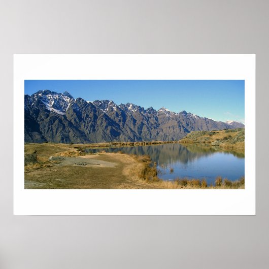 The Remarkables, Queenstown, New Zealand Poster (Voorkant)
