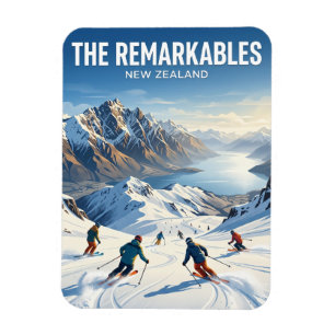 The Remarkables Ski Area Nieuw-Zeeland Magneet