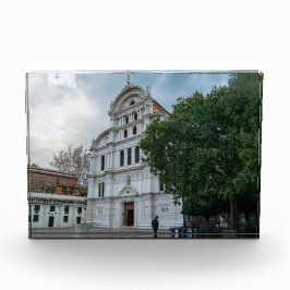 The Renaissance Facade of San Zaccaria Church Fotoblokken