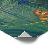 The Repast Of The Lion 1907 By Henri Rousseau Poster (Hoek)