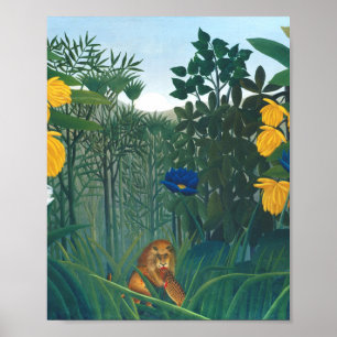 The Repast Of The Lion 1907 By Henri Rousseau Poster