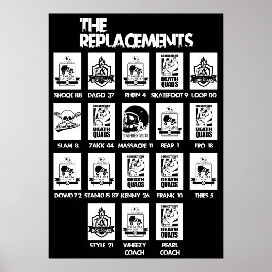 "The Replacements" MVC III Lineup Poster (Voorkant)