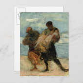 The Rescue, c.1870 Briefkaart (Voorkant / Achterkant)