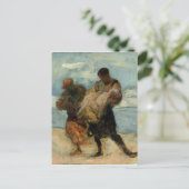 The Rescue, c.1870 Briefkaart (Staand voorkant)