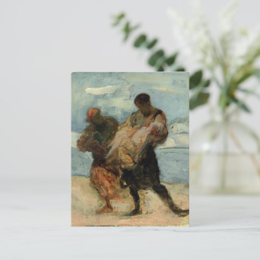 The Rescue, c.1870 Briefkaart (Staand voorkant)