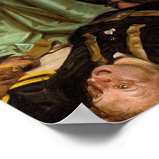 The Rescue of Gismonda, 1906, door J. C. Leyendeck Poster (Hoek)