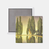 "The Reservoir...", door Maxfield Parrish Magneet (Voorkant / Achterkant)