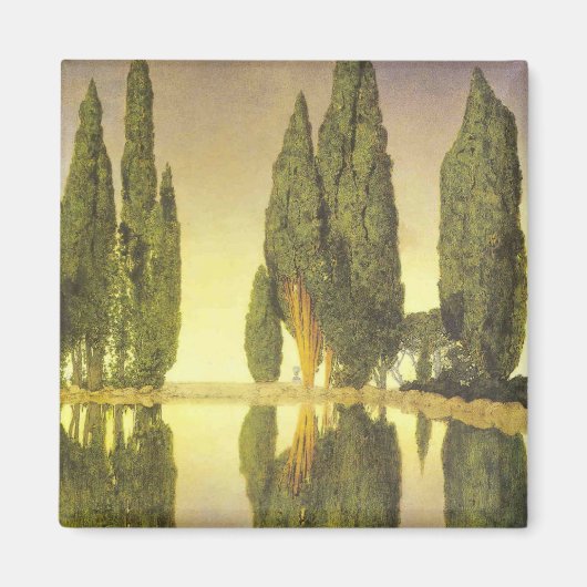 "The Reservoir...", door Maxfield Parrish Magneet (Voorkant)