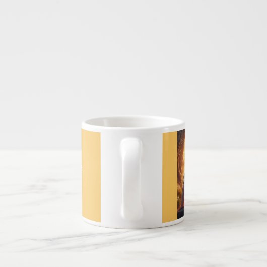 The Resurrection Light: Jesus Christ Rises Espresso Kop (Achterkant)