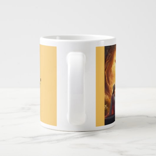 The Resurrection Light: Jesus Christ Rises Grote Koffiekop (Achterkant)