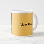The Resurrection Light: Jesus Christ Rises Grote Koffiekop (Voorkant rechts)