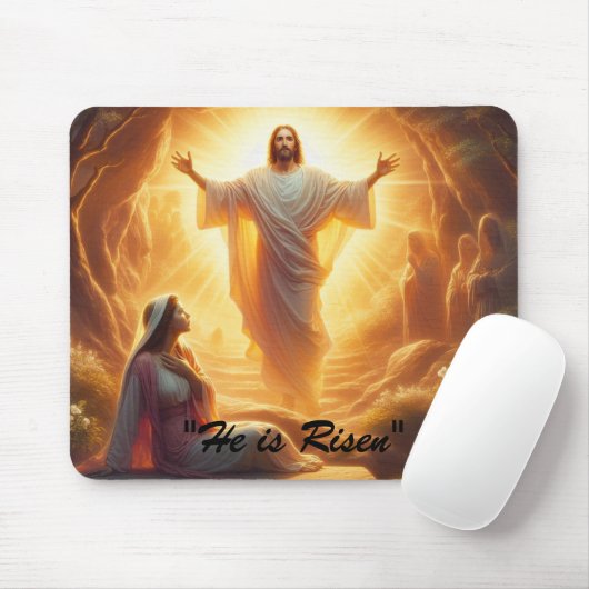 The Resurrection Light: Jesus Christ Rises Muismat (Met muis)