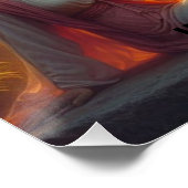 The Resurrection Light: Jesus Christ Rises Perfect Poster (Hoek)