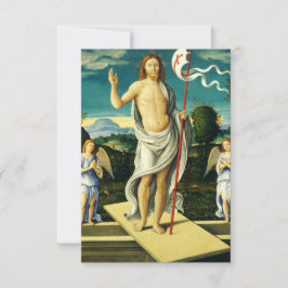 The Resurrection of Jesus Holy Card Bedankkaart