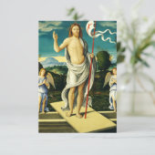 The Resurrection of Jesus Holy Card Bedankkaart (Staand voorkant)