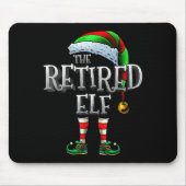 The Retired Elf Shirt Matching Family Retired Chri Muismat (Voorkant)