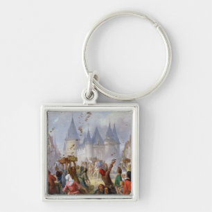 The Return of St. Louis en Blanche of Castille Sleutelhanger