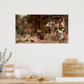The Return of the Prodigal Son, 1862 Poster (Keuken)