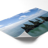 The Reynisdrangar rock formations in Iceland Poster (Hoek)