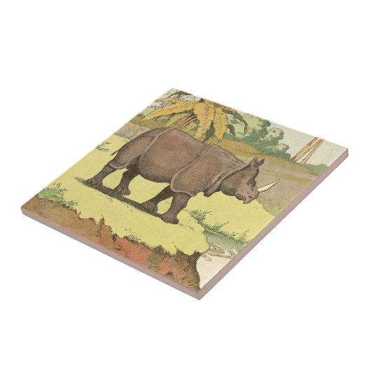 The Rhinoceros Storybook Tegeltje (Zijkant)