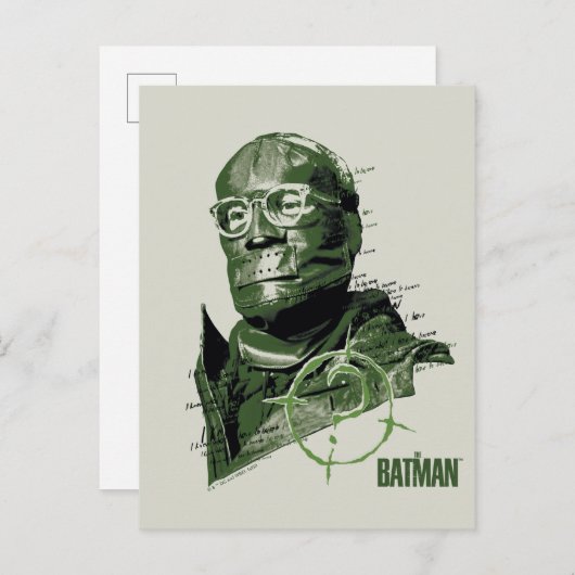 The Riddler Character Graphic Briefkaart (Voorkant / Achterkant)