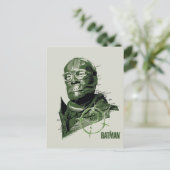The Riddler Character Graphic Briefkaart (Staand voorkant)