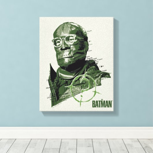The Riddler Character Graphic Canvas Afdruk (Insitu (Houten vloer))