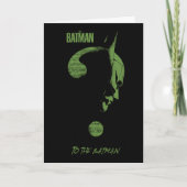 The Riddler "To The Batman" Question Mark Kaart (Voorkant)
