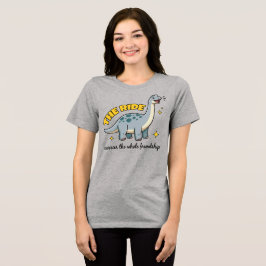 The Ride Bestie T-shirt, Grappige Dinosaur T-shirt