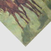 The Riders, van Edgar Degas, 1885 paarden jockeys Tissuepapier (Detail)