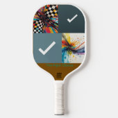 The Right Choice – Abstract Art Checkmark  Pickleball Paddle (Voorkant)
