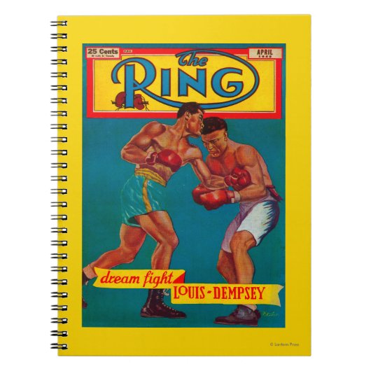 The Ring Magazine Cover Notitieboek (Voorkant)