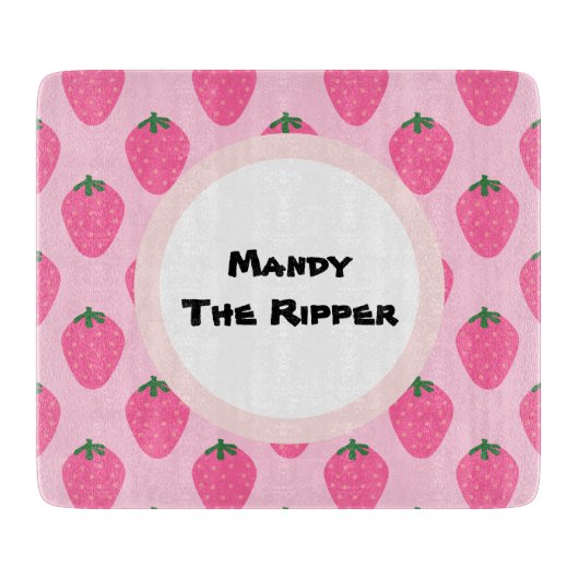 The Ripper: Gepersonaliseerde Voedsel Slayer Snijplank (Voorkant)