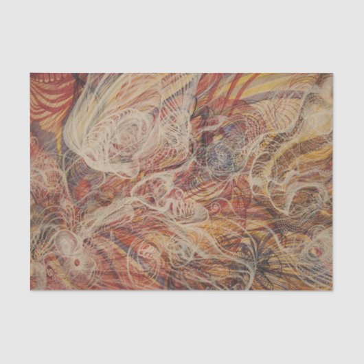 The Risen Lord door Georgiana Houghton Tissuepapier (Voorkant)