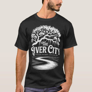 The River City Moss Point Live Oak est 1901 antiek T-shirt