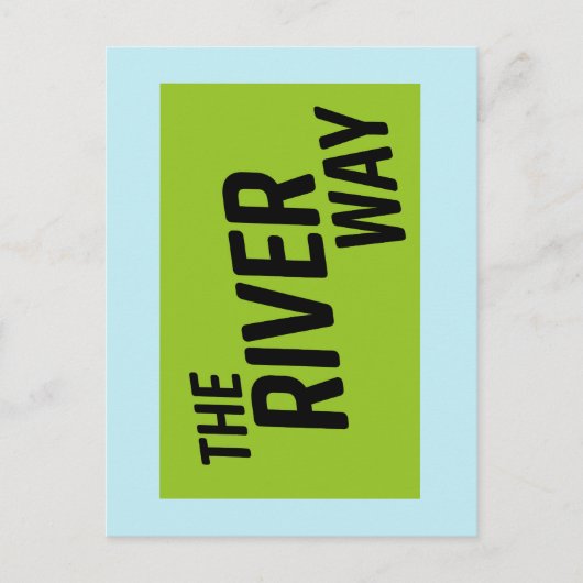 The River Way Briefkaart (Voorkant)